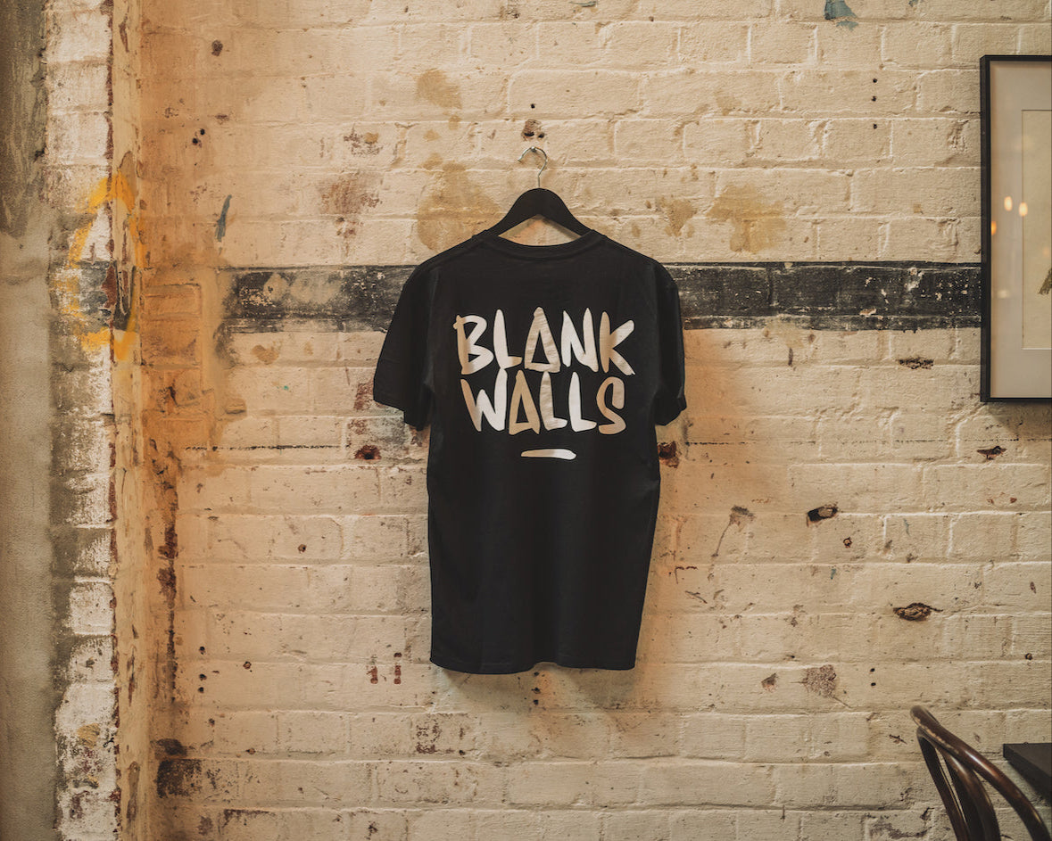 Tee: 'Blank Walls Logo'