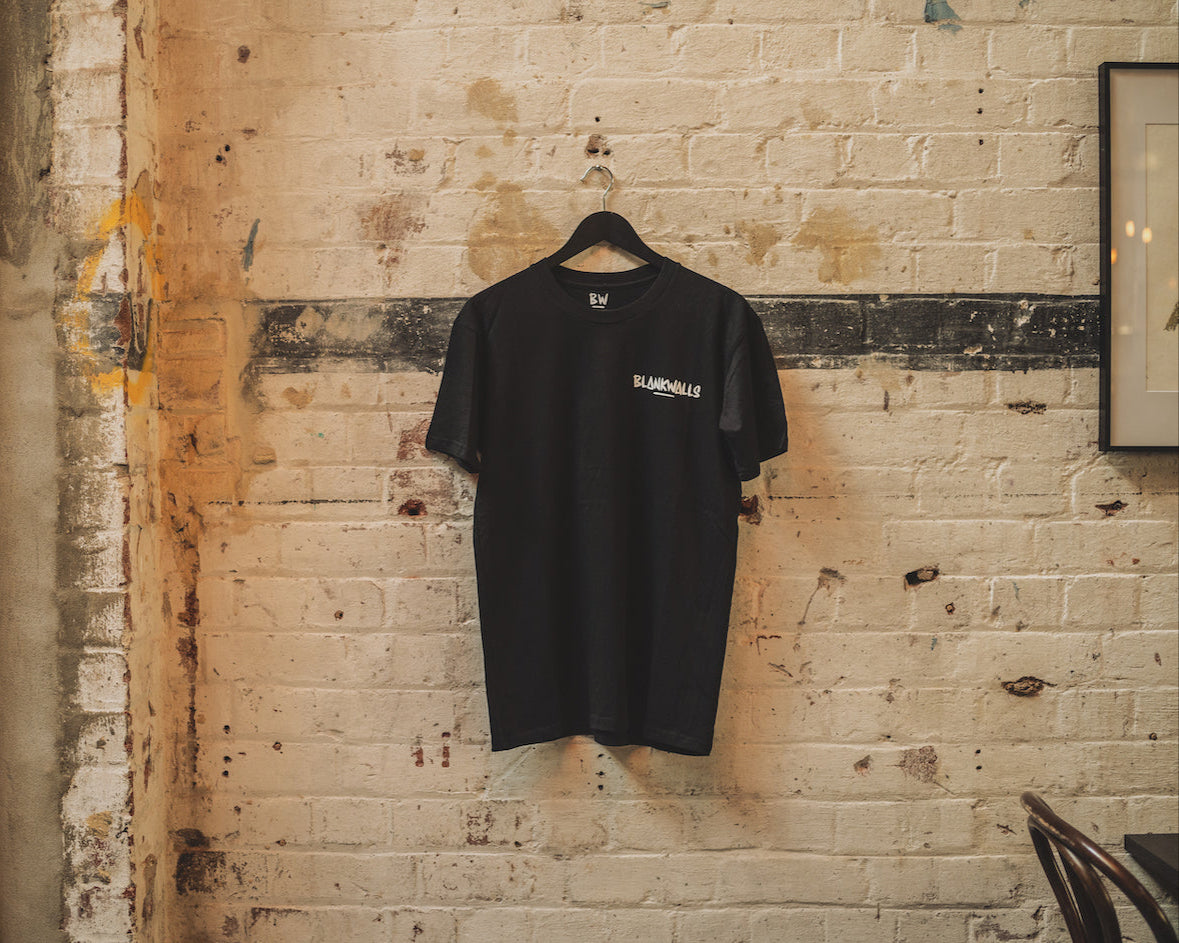 Tee: 'Blank Walls Logo'